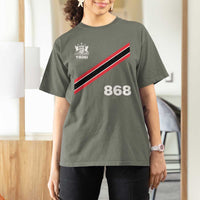 Trinidad and Tobago Flag T Shirt For Women 868 Trini Soccer Fan - Wonder Print Shop