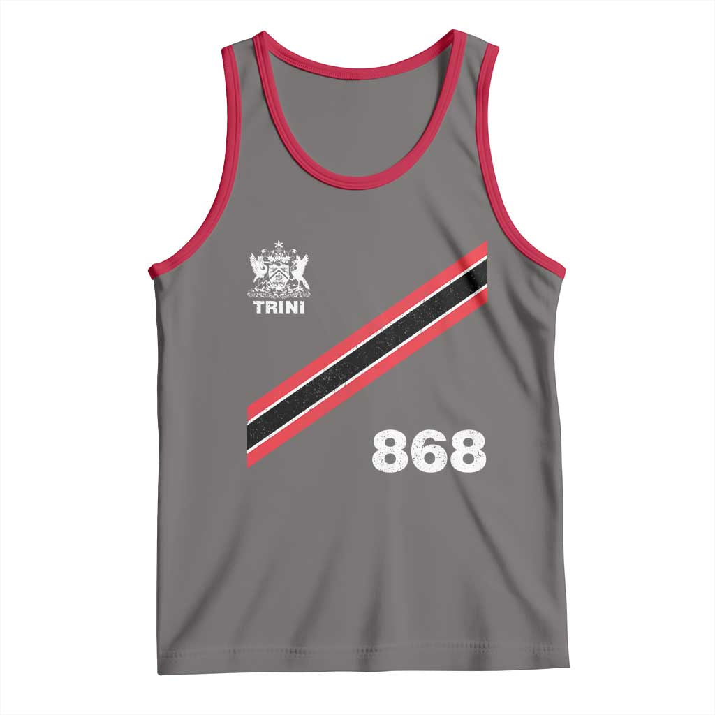 Trinidad and Tobago Flag Tank Top 868 Trini Soccer Fan - Wonder Print Shop