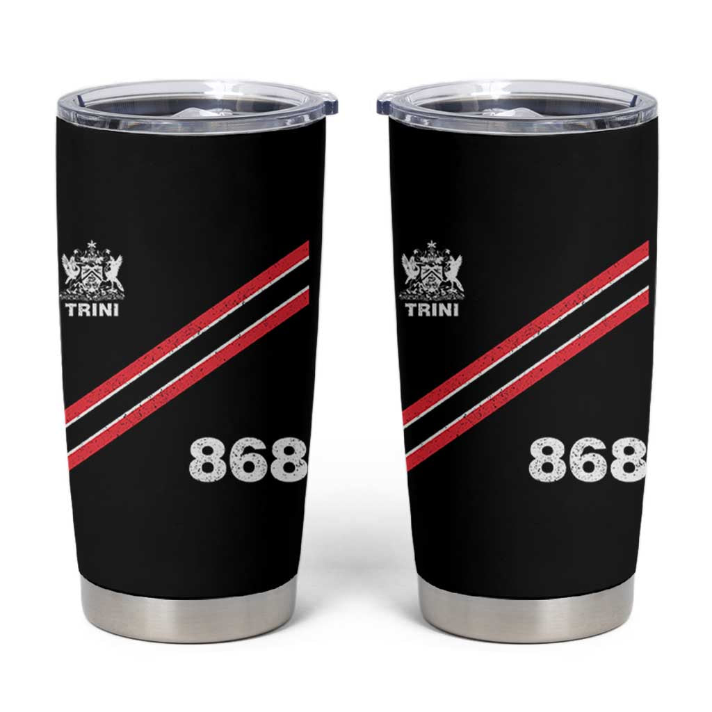 Trinidad and Tobago Flag Tumbler Cup 868 Trini Soccer Fan - Wonder Print Shop