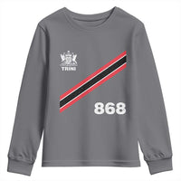Trinidad and Tobago Flag Youth Sweatshirt 868 Trini Soccer Fan - Wonder Print Shop