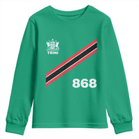 Trinidad and Tobago Flag Youth Sweatshirt 868 Trini Soccer Fan - Wonder Print Shop