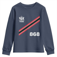 Trinidad and Tobago Flag Youth Sweatshirt 868 Trini Soccer Fan - Wonder Print Shop