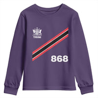 Trinidad and Tobago Flag Youth Sweatshirt 868 Trini Soccer Fan - Wonder Print Shop