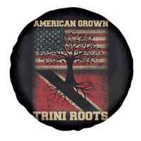 American Grown Trini Roots Spare Tire Cover Trinidad and Tobago USA Flag Trinidadian Proud Us - Wonder Print Shop