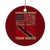 American Grown Trini Roots Ceramic Ornament Trinidad and Tobago USA Flag Trinidadian Proud Us - Wonder Print Shop