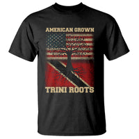 American Grown Trini Roots T Shirt Trinidad and Tobago USA Flag Trinidadian Proud Us - Wonder Print Shop