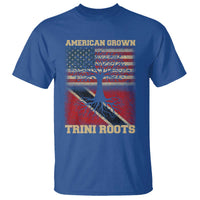 American Grown Trini Roots T Shirt Trinidad and Tobago USA Flag Trinidadian Proud Us - Wonder Print Shop