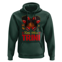 Little Miss Trinidad And Tobago Hoodie Afro Black Messy Bun Girl Trini Flag Bow