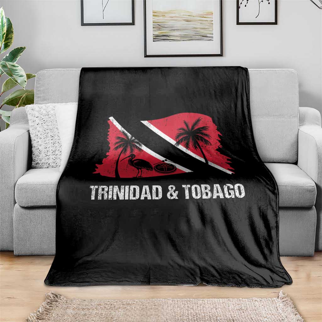 Trini Pride Throw Blanket Caribbean Trinidad And Tobago Flag