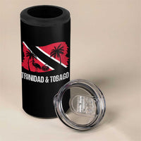 Trini Pride 4 in 1 Can Cooler Tumbler Caribbean Trinidad And Tobago Flag