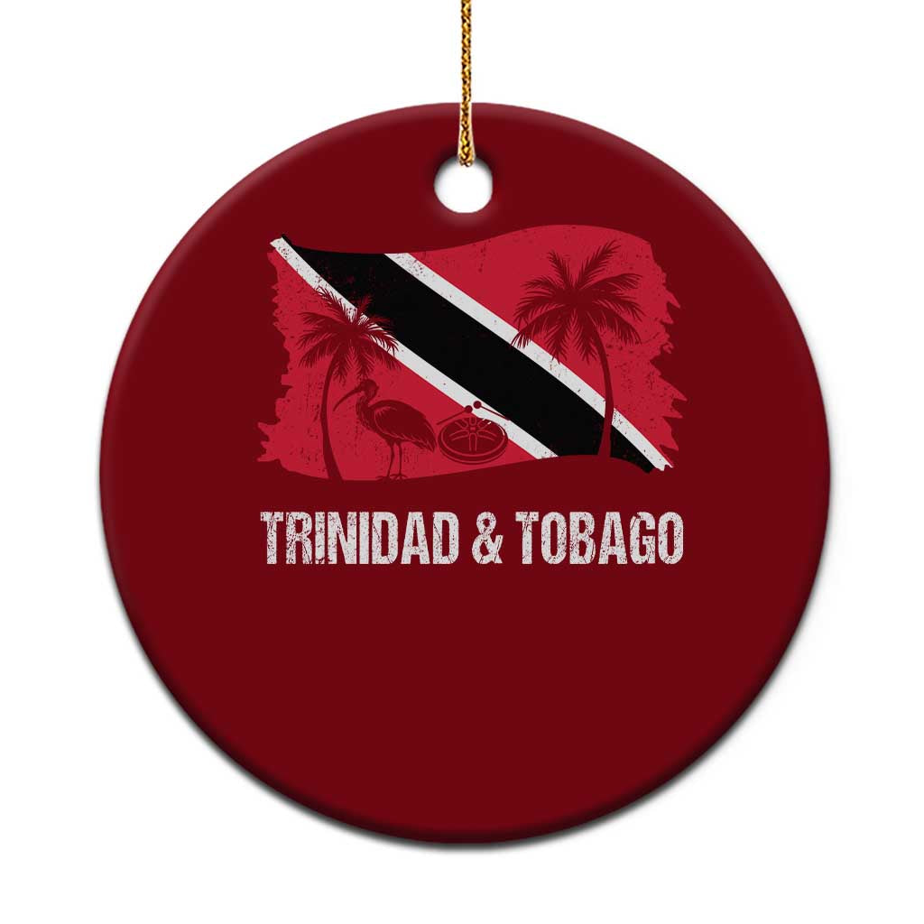 Trini Pride Ceramic Ornament Caribbean Trinidad And Tobago Flag