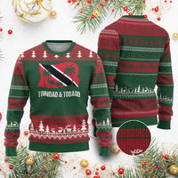 Trini Pride Ugly Christmas Sweater Caribbean Trinidad And Tobago Flag