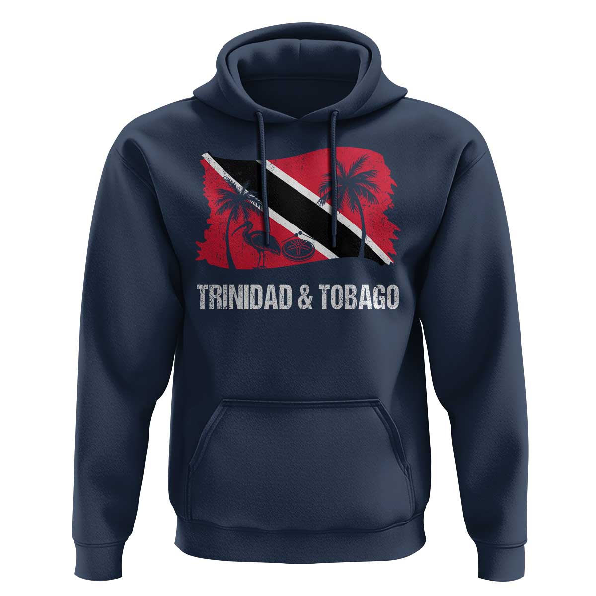 Trini Pride Hoodie Caribbean Trinidad And Tobago Flag