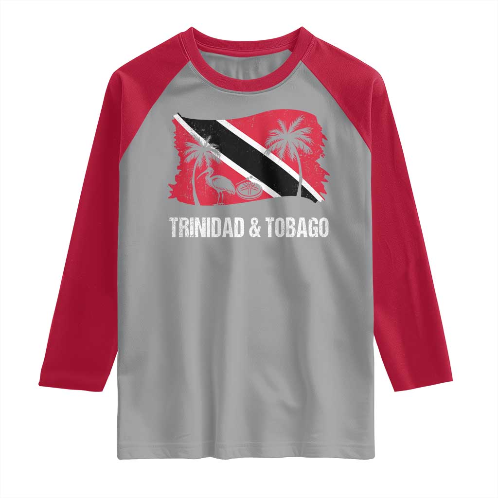 Trini Pride Raglan Shirt Caribbean Trinidad And Tobago Flag