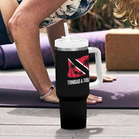 Trini Pride Tumbler With Handle Caribbean Trinidad And Tobago Flag