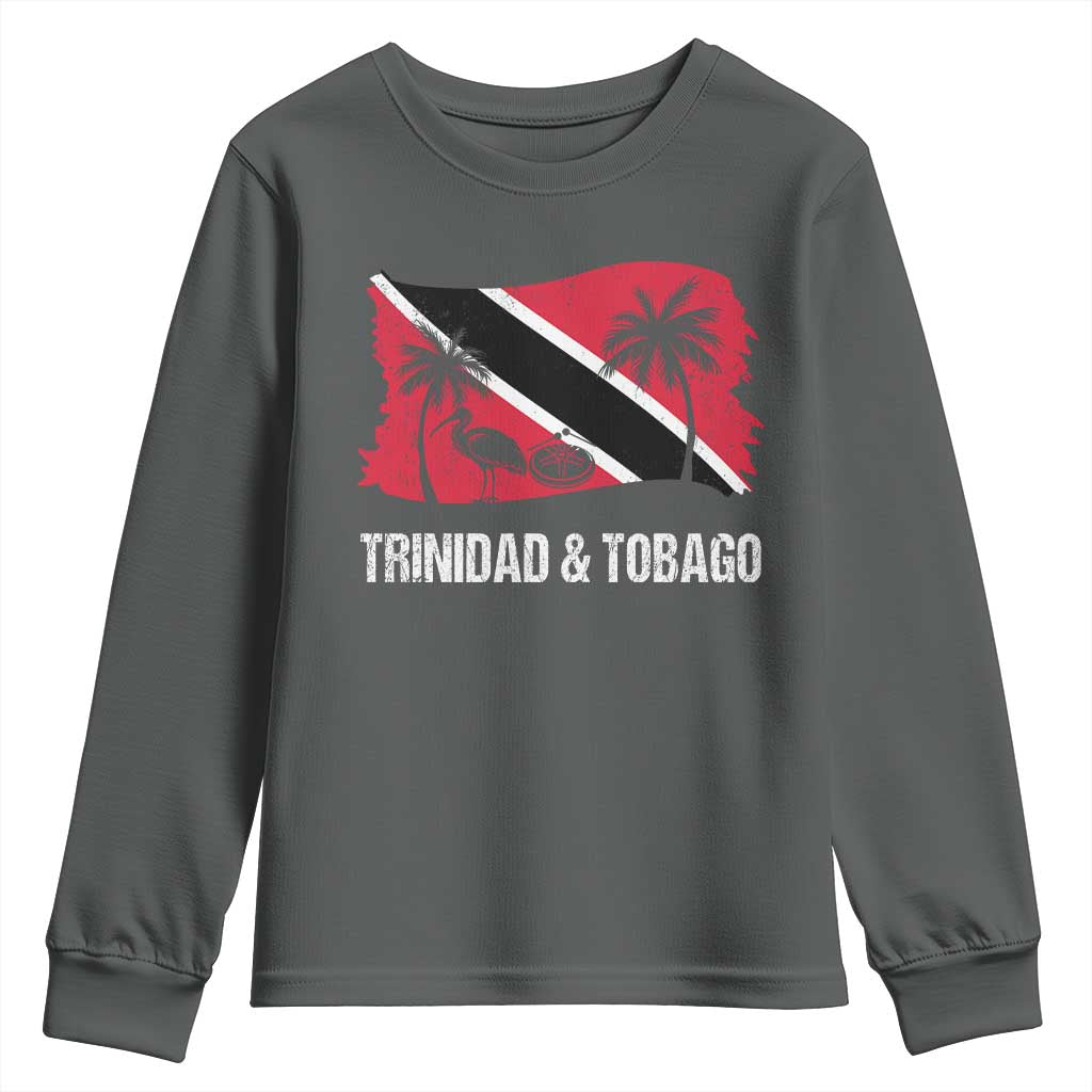 Trini Pride Youth Sweatshirt Caribbean Trinidad And Tobago Flag