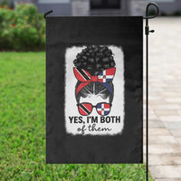 Trini Dominican Girl Garden Flag Yes Im Both Trinidad And Tobago Dominican Pride