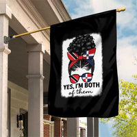 Trini Dominican Girl Garden Flag Yes Im Both Trinidad And Tobago Dominican Pride
