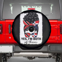 Trini Dominican Girl Spare Tire Cover Yes Im Both Trinidad And Tobago Dominican Pride