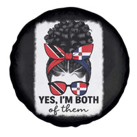 Trini Dominican Girl Spare Tire Cover Yes Im Both Trinidad And Tobago Dominican Pride