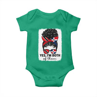 Trini Dominican Girl Baby Onesie Yes Im Both Trinidad And Tobago Dominican Pride