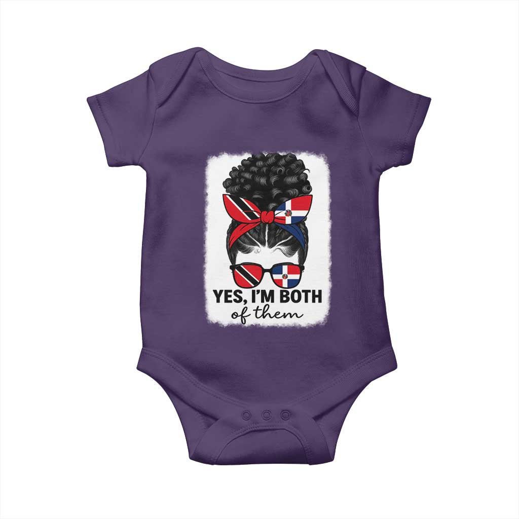 Trini Dominican Girl Baby Onesie Yes Im Both Trinidad And Tobago Dominican Pride