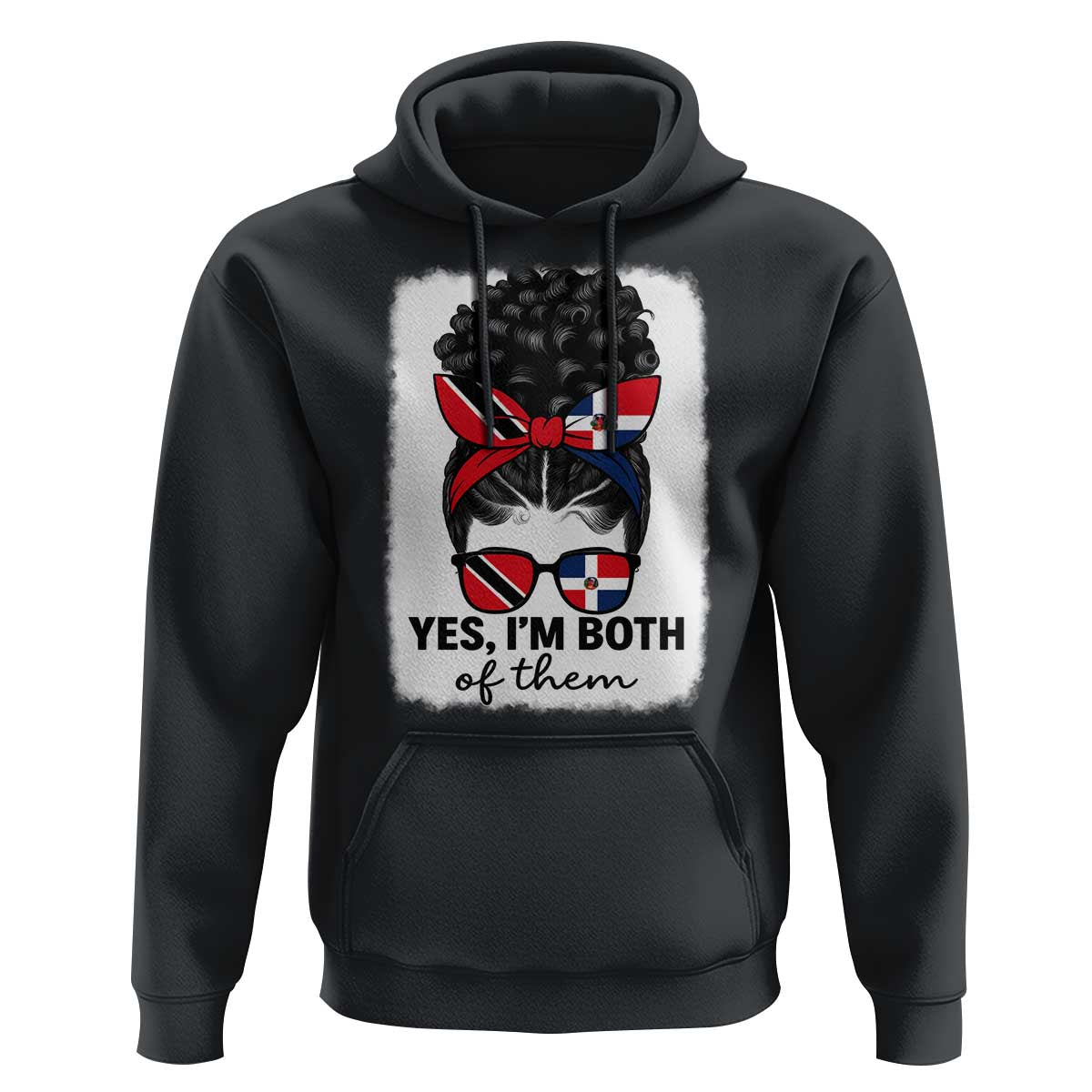 Trini Dominican Girl Hoodie Yes Im Both Trinidad And Tobago Dominican Pride