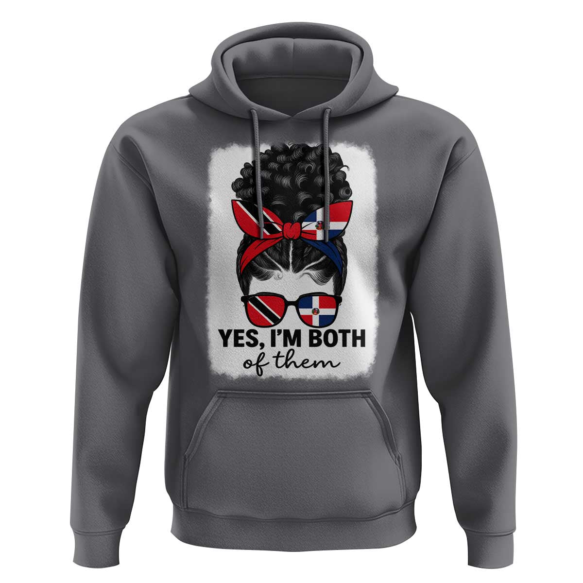 Trini Dominican Girl Hoodie Yes Im Both Trinidad And Tobago Dominican Pride