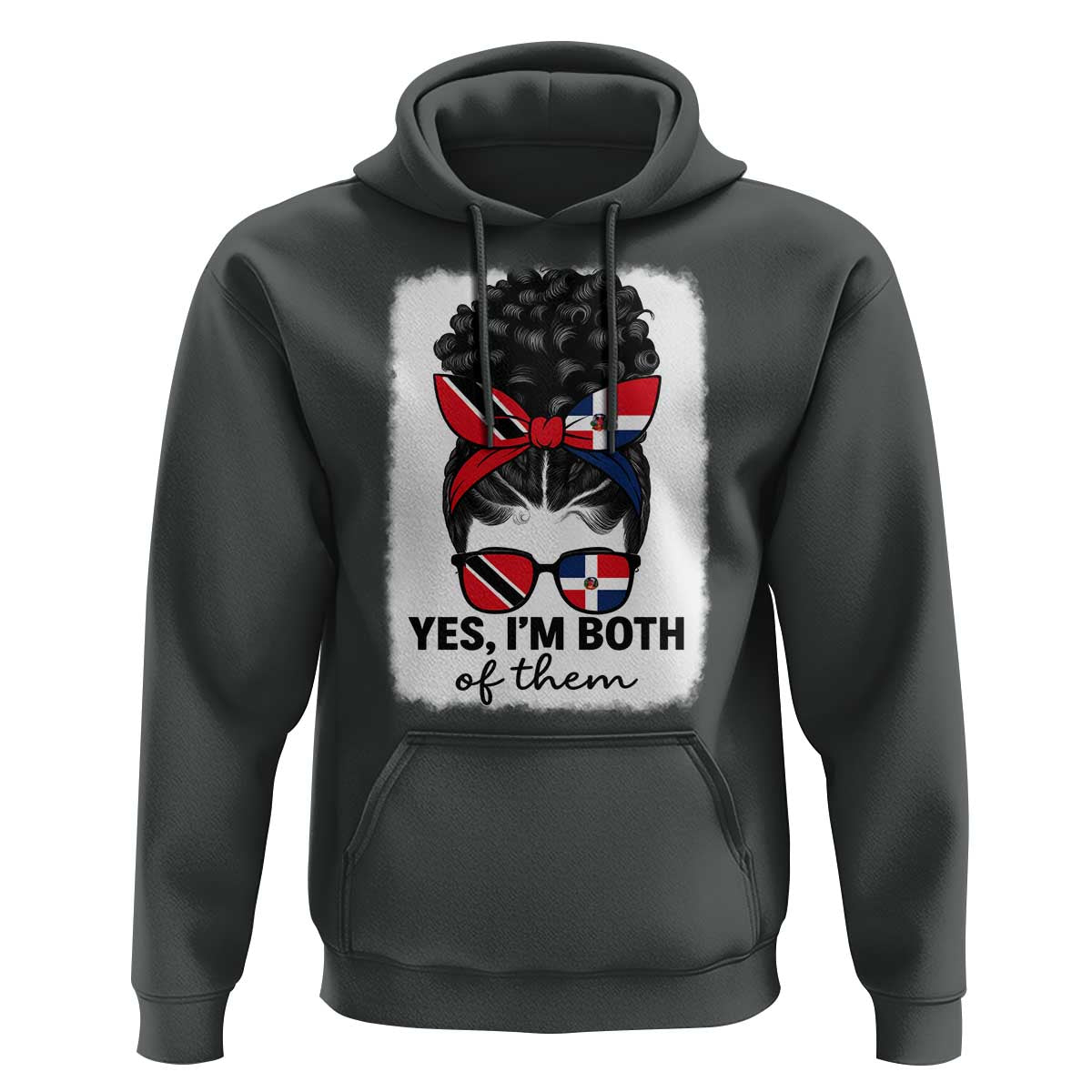Trini Dominican Girl Hoodie Yes Im Both Trinidad And Tobago Dominican Pride