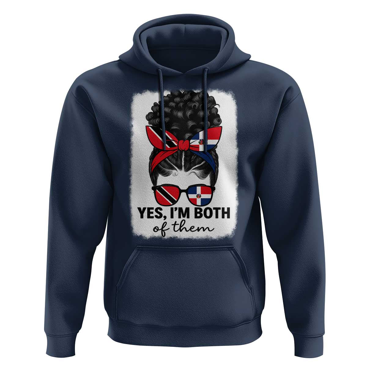Trini Dominican Girl Hoodie Yes Im Both Trinidad And Tobago Dominican Pride