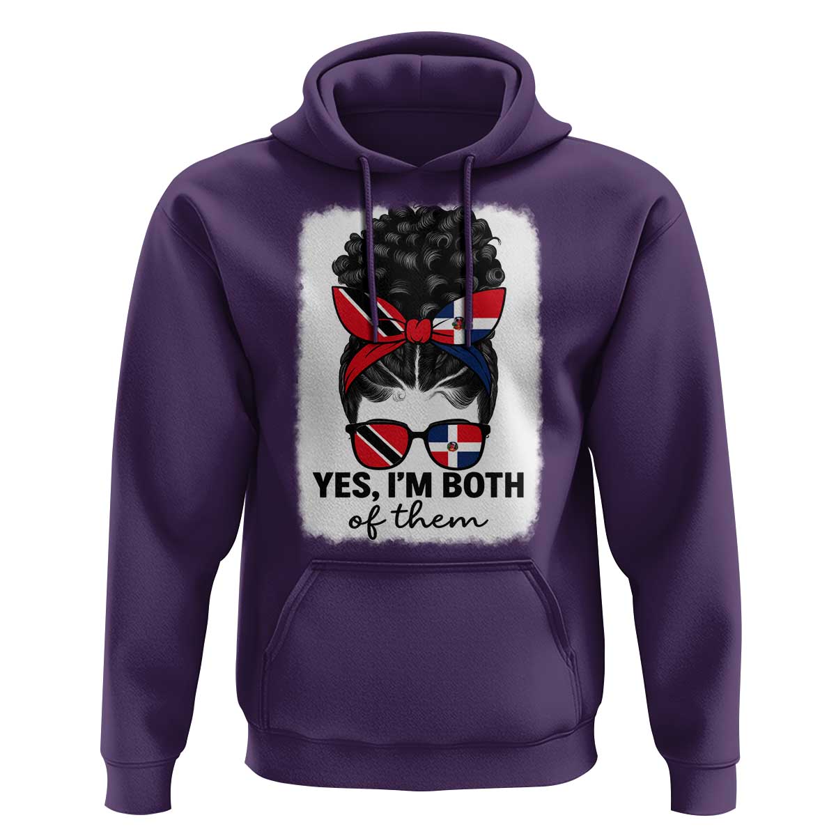 Trini Dominican Girl Hoodie Yes Im Both Trinidad And Tobago Dominican Pride