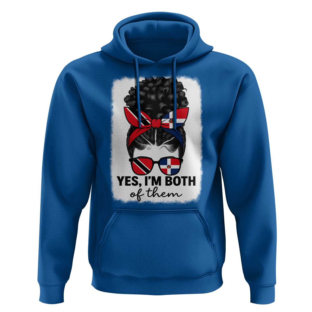 Trini Dominican Girl Hoodie Yes Im Both Trinidad And Tobago Dominican Pride
