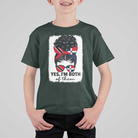 Trini Dominican Girl T Shirt For Kid Yes Im Both Trinidad And Tobago Dominican Pride