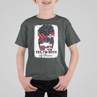 Trini Dominican Girl T Shirt For Kid Yes Im Both Trinidad And Tobago Dominican Pride