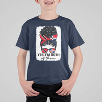 Trini Dominican Girl T Shirt For Kid Yes Im Both Trinidad And Tobago Dominican Pride