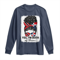 Trini Dominican Girl Long Sleeve Shirt Yes Im Both Trinidad And Tobago Dominican Pride