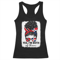 Trini Dominican Girl Racerback Tank Top Yes Im Both Trinidad And Tobago Dominican Pride