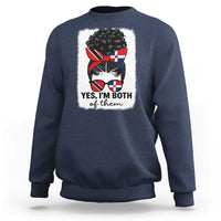 Trini Dominican Girl Sweatshirt Yes Im Both Trinidad And Tobago Dominican Pride