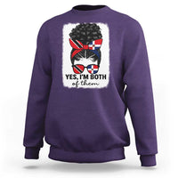 Trini Dominican Girl Sweatshirt Yes Im Both Trinidad And Tobago Dominican Pride