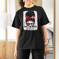 Trini Dominican Girl T Shirt For Women Yes Im Both Trinidad And Tobago Dominican Pride
