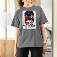 Trini Dominican Girl T Shirt For Women Yes Im Both Trinidad And Tobago Dominican Pride