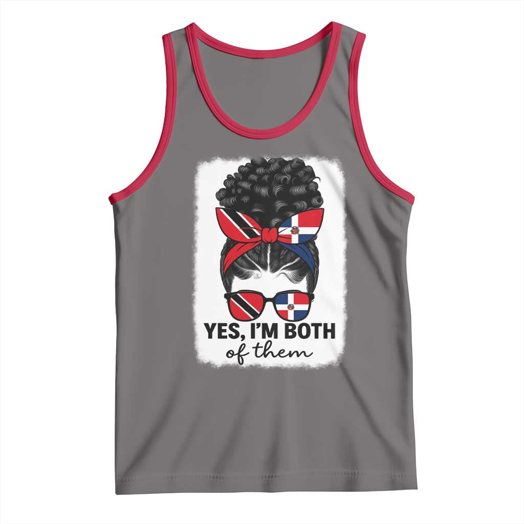 Trini Dominican Girl Tank Top Yes Im Both Trinidad And Tobago Dominican Pride