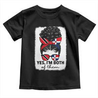 Trini Dominican Girl Toddler T Shirt Yes Im Both Trinidad And Tobago Dominican Pride