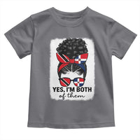 Trini Dominican Girl Toddler T Shirt Yes Im Both Trinidad And Tobago Dominican Pride