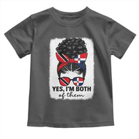 Trini Dominican Girl Toddler T Shirt Yes Im Both Trinidad And Tobago Dominican Pride