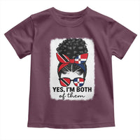 Trini Dominican Girl Toddler T Shirt Yes Im Both Trinidad And Tobago Dominican Pride