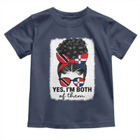 Trini Dominican Girl Toddler T Shirt Yes Im Both Trinidad And Tobago Dominican Pride