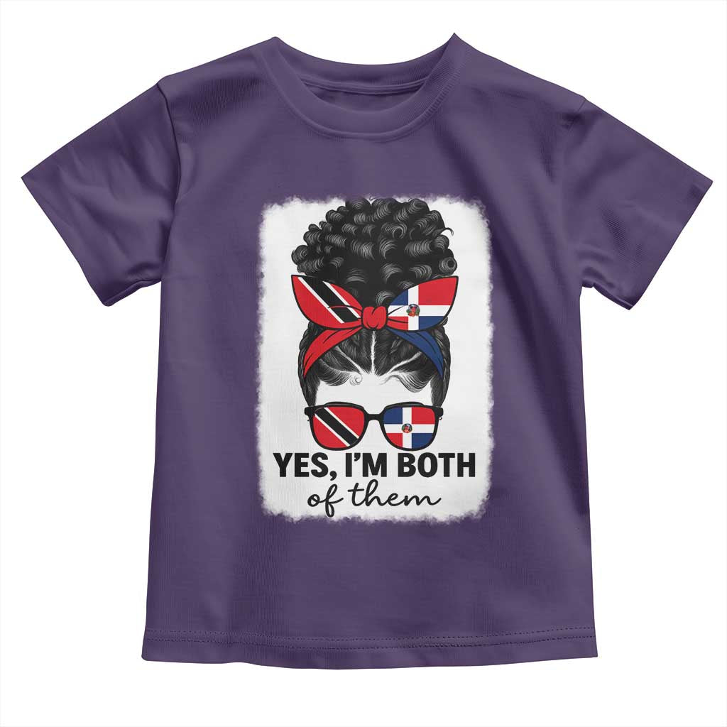 Trini Dominican Girl Toddler T Shirt Yes Im Both Trinidad And Tobago Dominican Pride