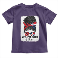 Trini Dominican Girl Toddler T Shirt Yes Im Both Trinidad And Tobago Dominican Pride