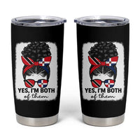 Trini Dominican Girl Tumbler Cup Yes Im Both Trinidad And Tobago Dominican Pride